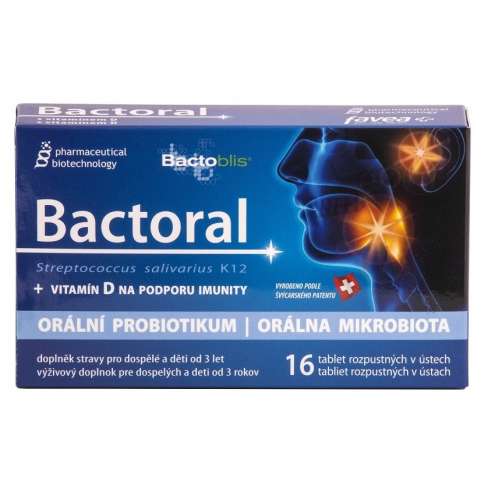 FAVEA BACTORAL oralní probiotikum 16 tablet